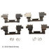 084-1556 by BECK ARNLEY - DISC BRAKE HRDWR KIT