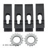 084-1668 by BECK ARNLEY - EMERGENCY BRAKE SHOE HARDWARE KIT