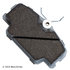 085-1236 by BECK ARNLEY - PREMIUM ASM BRAKE PADS