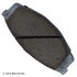 085-1190 by BECK ARNLEY - PREMIUM ASM BRAKE PADS