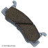 085-1284 by BECK ARNLEY - PREMIUM ASM BRAKE PADS