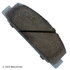 085-1283 by BECK ARNLEY - PREMIUM ASM BRAKE PADS