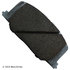 085-1334 by BECK ARNLEY - PREMIUM ASM BRAKE PADS