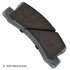 085-1311 by BECK ARNLEY - PREMIUM ASM BRAKE PADS