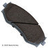 085-1381 by BECK ARNLEY - PREMIUM ASM BRAKE PADS