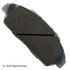 085-1428 by BECK ARNLEY - PREMIUM ASM BRAKE PADS