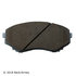 085-1458 by BECK ARNLEY - PREMIUM ASM BRAKE PADS