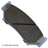 085-1461 by BECK ARNLEY - PREMIUM ASM BRAKE PADS