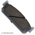 085-1483 by BECK ARNLEY - PREMIUM ASM BRAKE PADS