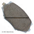 085-1504 by BECK ARNLEY - PREMIUM ASM BRAKE PADS