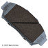 085-1508 by BECK ARNLEY - PREMIUM ASM BRAKE PADS