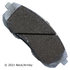 085-1514 by BECK ARNLEY - PREMIUM ASM BRAKE PADS