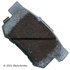 085-1498 by BECK ARNLEY - PREMIUM ASM BRAKE PADS