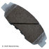 085-1530 by BECK ARNLEY - PREMIUM ASM BRAKE PADS