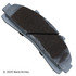 085-1556 by BECK ARNLEY - PREMIUM ASM BRAKE PADS