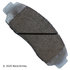 085-1574 by BECK ARNLEY - PREMIUM ASM BRAKE PADS