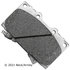 085-1570 by BECK ARNLEY - PREMIUM ASM BRAKE PADS