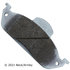 085-1602 by BECK ARNLEY - PREMIUM ASM BRAKE PADS