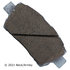 085-1621 by BECK ARNLEY - PREMIUM ASM BRAKE PADS