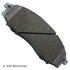 085-1653 by BECK ARNLEY - PREMIUM ASM BRAKE PADS