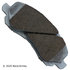 085-1656 by BECK ARNLEY - PREMIUM ASM BRAKE PADS