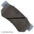 085-1672 by BECK ARNLEY - PREMIUM ASM BRAKE PADS