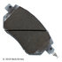 085-1682 by BECK ARNLEY - PREMIUM ASM BRAKE PADS