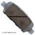 085-1687 by BECK ARNLEY - PREMIUM ASM BRAKE PADS