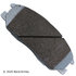 085-1724 by BECK ARNLEY - PREMIUM ASM BRAKE PADS