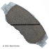 085-1698 by BECK ARNLEY - PREMIUM ASM BRAKE PADS