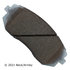 085-1702 by BECK ARNLEY - PREMIUM ASM BRAKE PADS