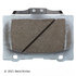 085-1718 by BECK ARNLEY - PREMIUM ASM BRAKE PADS