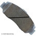 085-1757 by BECK ARNLEY - PREMIUM ASM BRAKE PADS