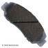 085-1766 by BECK ARNLEY - PREMIUM ASM BRAKE PADS