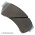 085-1767 by BECK ARNLEY - PREMIUM ASM BRAKE PADS