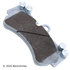 085-1760 by BECK ARNLEY - PREMIUM ASM BRAKE PADS