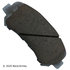 085-1792 by BECK ARNLEY - PREMIUM ASM BRAKE PADS