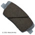 085-1787 by BECK ARNLEY - PREMIUM ASM BRAKE PADS