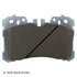 085-1799 by BECK ARNLEY - PREMIUM ASM BRAKE PADS