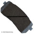 085-1800 by BECK ARNLEY - PREMIUM ASM BRAKE PADS