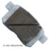 085-1798 by BECK ARNLEY - PREMIUM ASM BRAKE PADS