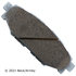 085-1811 by BECK ARNLEY - PREMIUM ASM BRAKE PADS