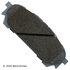 085-1815 by BECK ARNLEY - PREMIUM ASM BRAKE PADS