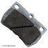 085-1807 by BECK ARNLEY - PREMIUM ASM BRAKE PADS