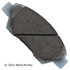 085-1828 by BECK ARNLEY - PREMIUM ASM BRAKE PADS