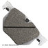 085-1820 by BECK ARNLEY - PREMIUM ASM BRAKE PADS