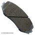 085-1842 by BECK ARNLEY - PREMIUM ASM BRAKE PADS