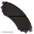 085-1843 by BECK ARNLEY - PREMIUM ASM BRAKE PADS