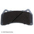 085-1836 by BECK ARNLEY - PREMIUM ASM BRAKE PADS