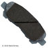 085-1885 by BECK ARNLEY - PREMIUM ASM BRAKE PADS